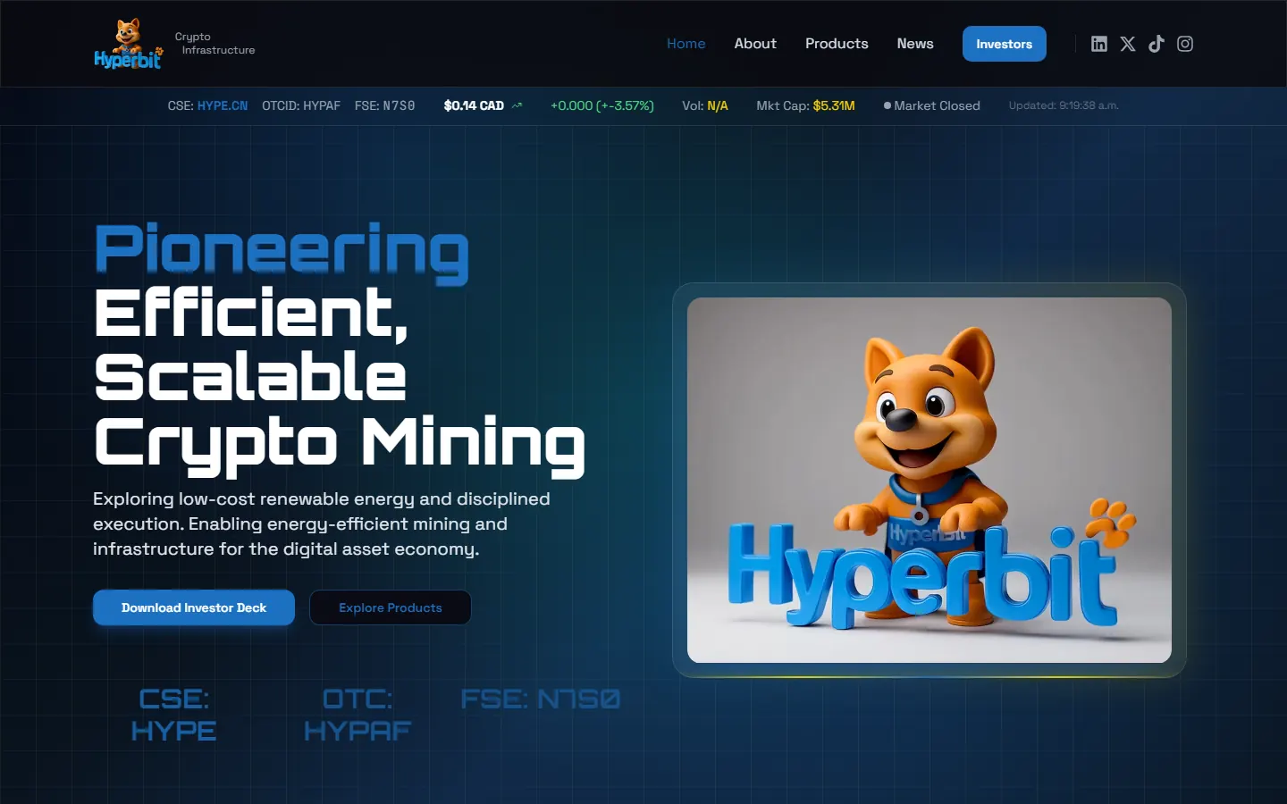 Hyperbit website